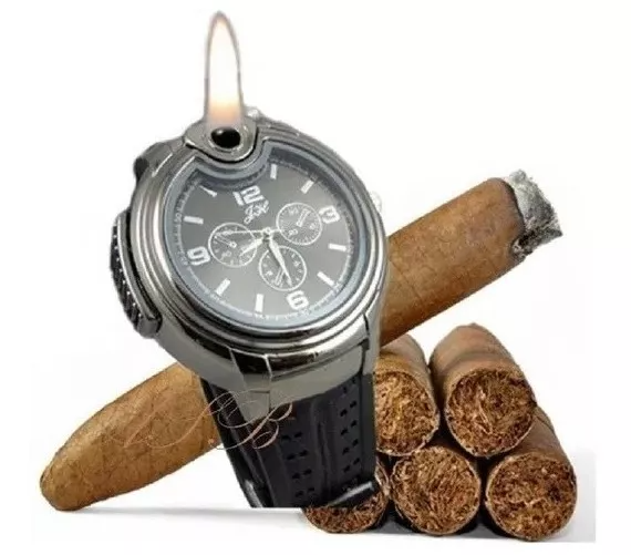 🔥 Reloj Encendedor 2 en 1 – Estilo, Funcionalidad y Fuego al Instante!