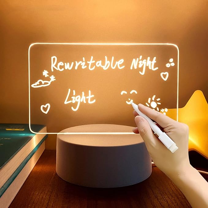 💡✨ LÁMPARA CREATIVA LED – TABLERO MÁGICO DE NOTAS